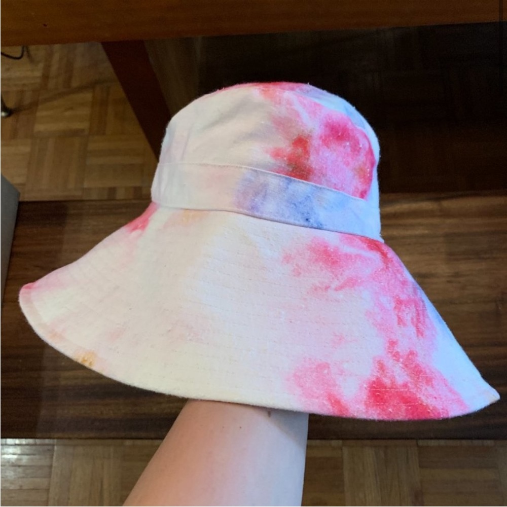 Isabel Marant Noliea Tie Dye Cotton Bucket Hat - Picture 2 of 9